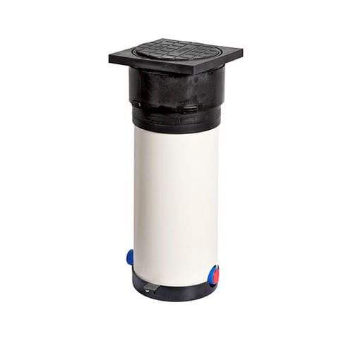Boîte portable - EBCO - Belgicast - cylindrique / en plastique / pour compteur d'eau