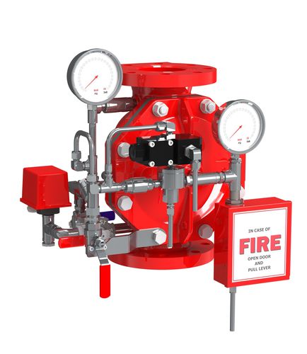 Vanne à membrane - FDV-DE series - Raphael Valves Industries (1975) Ltd - à actionneur électrique / de contrôle / pour l'eau