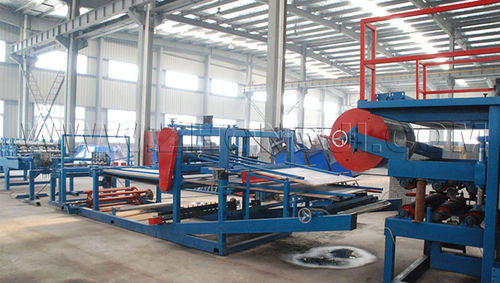 Ligne de production de panneau sandwich en PSE - SP-5 - Shanghai Zhongji Machinery Co.ltd - en continu