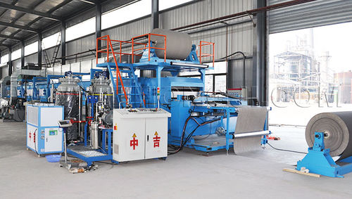 Ligne de production de panneaux d'isolation - SP-PU-PE - Shanghai Zhongji Machinery Co.ltd - automatisée / en continu