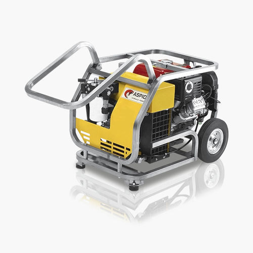 Groupe hydraulique thermique - Super Aspid B  - DOA Hydraulic Tools Srl - sur roues