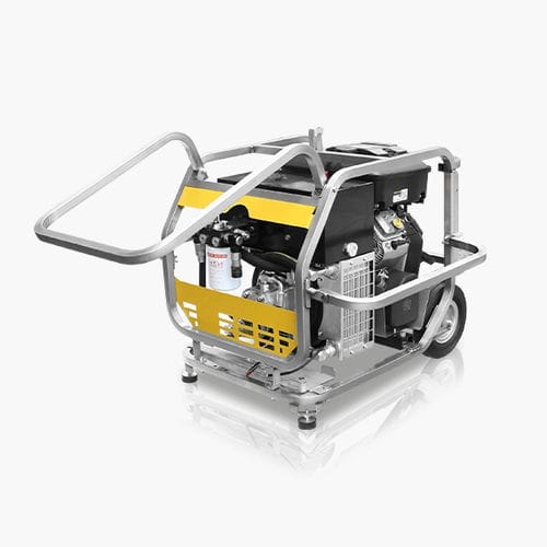 Groupe hydraulique à moteur électrique - SUPER RAPTOR - DOA Hydraulic Tools Srl - à moteur essence / pour bouteilles / de levage
