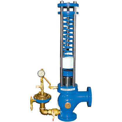 Soupape de surpression pour le traitement d'eaux brutes - A106-DL - Singervalve - à piston