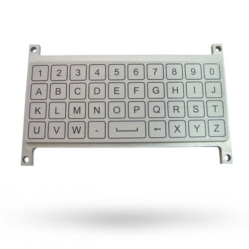 Clavier 39 touches - TBD - Stern Engineering Ltd. - encastrable / piézoélectrique / pour usage extérieur