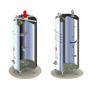 Récipient de mélange - OSMOSE™ - Pierre GUERIN - pour le vin / en inox / cylindrique