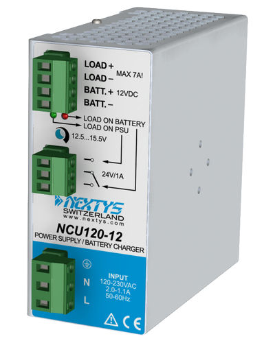 Alimentation électrique de table - 12 - 24 V, 120 W | NCU120  - NEXTYS SA - AC/DC / chargeur de batterie