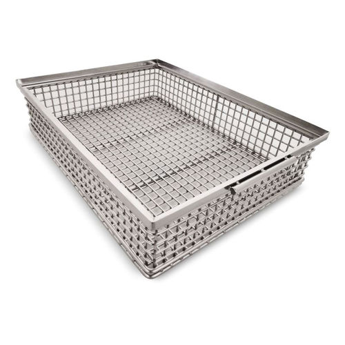 Panier de transport pour nettoyage de pièces - Neri Makina Müh. San. ve Tic. Ltd. Şti. - avec cadre en métal / en inox / de lavage