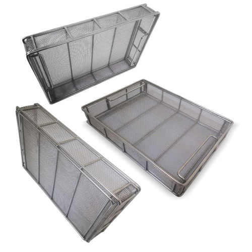 Panier de transport pour nettoyage de pièces - Neri Makina Müh. San. ve Tic. Ltd. Şti. - sur mesure / en maille d'acier inox / en inox