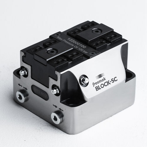 Étau pour machine-outil - BLOCK-SC 100  - Fresmak - hydraulique / auto-centrant
