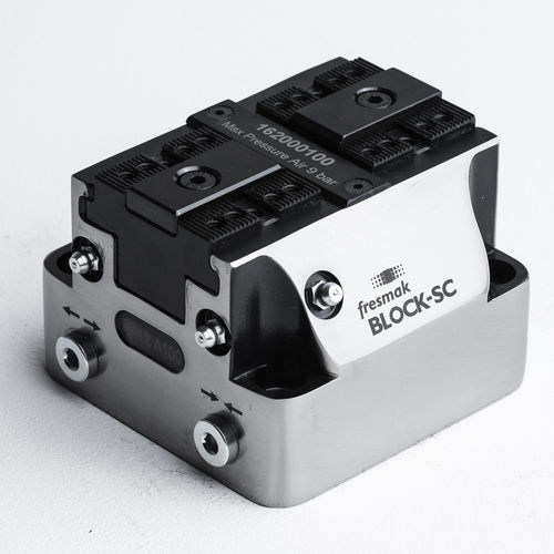 Étau pour machine-outil - BLOCK-SC 100 - Fresmak - pneumatique / auto-centrant