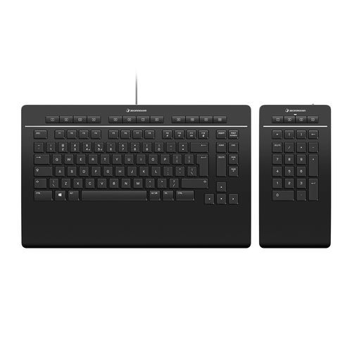 Clavier de bureau - 3Dconnexion Inc. - à interrupteurs à ciseaux / avec souris / QWERTY