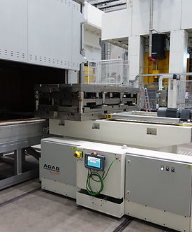 Système de changement de moule - WG Fastrack - AGAB Pressautomation AB