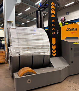 Inclineur pour bobines - AGAB Pressautomation AB - hydraulique / mobile