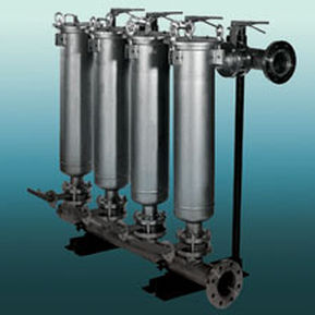 Carter de filtre multipoche - SRMS - Strainrite Companies - pour liquide / en acier inoxydable