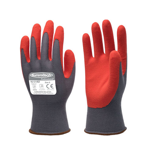 Gants de travail - NL121 RD - Sumirubber Malaysia Sdn. Bhd. - de protection mécanique / en nitrile / respirant
