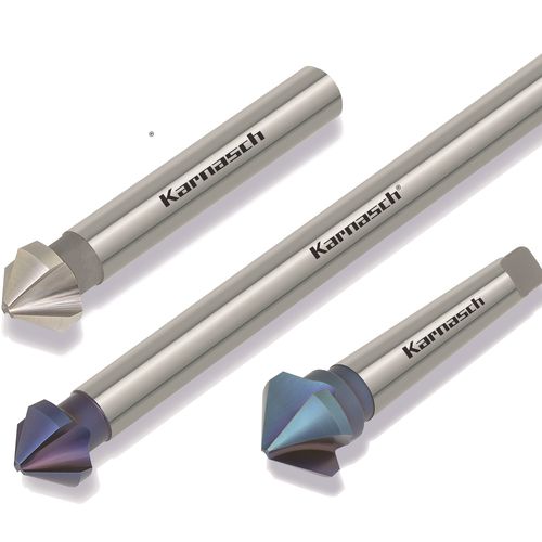 Fraise monobloc - Karnasch Professional Tools GmbH - d'angle / à revêtement / HSS
