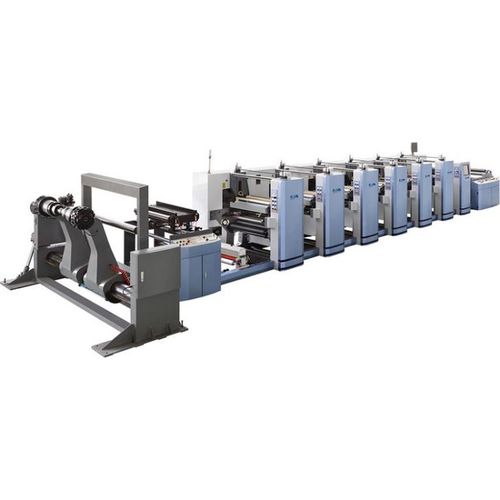 Presse flexographique sacs en plastique - 900 - Zhejiang Deguang Machinery Co. , Ltd. - pour sacs en papier / pour film d'aluminium / séchage à air chaud
