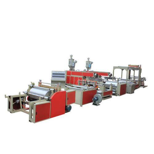 Machine à laminer à grande vitesse - Zhejiang Deguang Machinery Co. , Ltd. - avec extrudeuse / pour papier / pour film d'aluminium