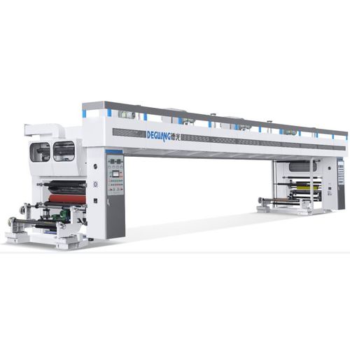 Machine à laminer à sec - GF series - Zhejiang Deguang Machinery Co. , Ltd. - pour papier / pour film d'aluminium / pour film en plastique