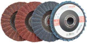 Disque abrasif en fibres synthétiques - MOLEMAB - pour finition / pour bois / non-tissé
