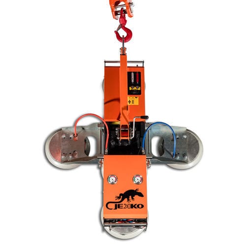Palonnier à ventouse en croix - JVL600 - Jekko Cranes - pour plaque de verre / pour charges plates / électrique