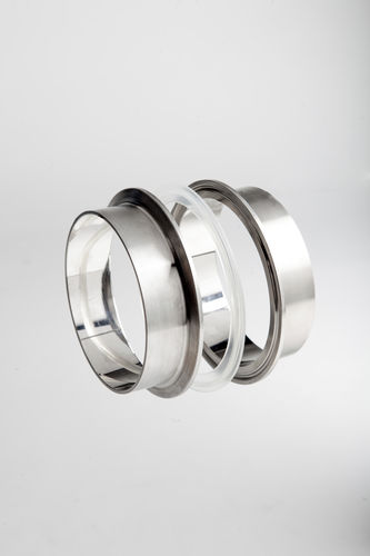 Raccord hydraulique - TRI-CLAMP: BS-DIN, ISO - Sterivalves Srl - à emboîtement / en acier inoxydable / pour l'industrie pharmaceutique