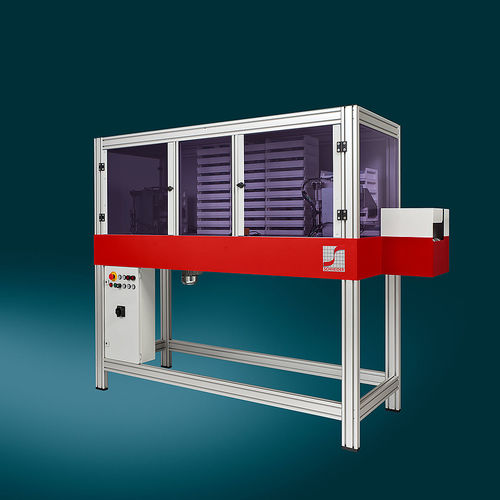 Empileuse de plateaux - CCS MODULO - Schneider Optical Machines - automatisée