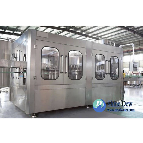 Remplisseuse capsuleuse automatique - Shine Dew Water Equipment Co.,Ltd. - de flacons / industrielle