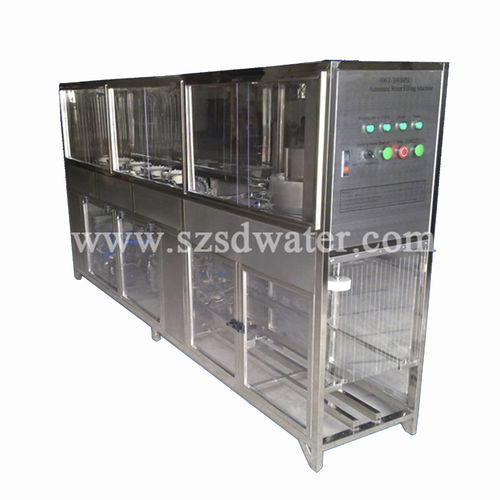 Remplisseuse semi-automatique - RO-100J(100BPH) - Shine Dew Water Equipment Co.,Ltd. - de bouteilles / d'eau micro-filtrée / volumétrique