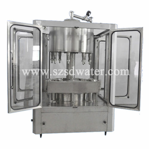 Remplisseuse operculeuse entièrement automatique - 900BPH RO-100J(900BPH) - Shine Dew Water Equipment Co.,Ltd. - de bouteilles / de liquides / d'eau