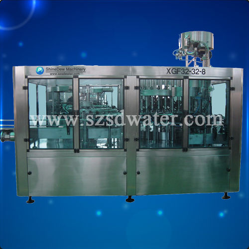 Remplisseuse automatique - RCGF-32-32-8 - Shine Dew Water Equipment Co.,Ltd. - pour bouteilles PET / de boisson / jus de fruit