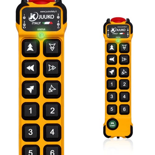 Télécommande à 12 boutons - JK1212 - Juuko Italy - radio / à boutons configurables / pour équipement de levage