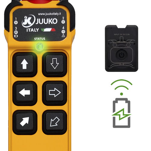 Télécommande sans fil - JK600QI  - Juuko Italy - à boutons / industrielle / à 6 boutons