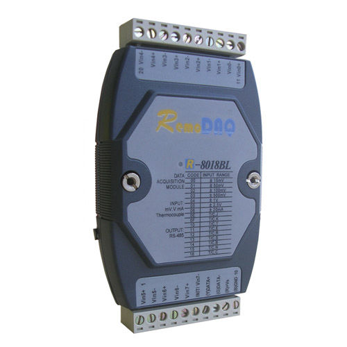 Module d'entrée analogique - R-8018BL/R-8018BL+ - Beijing Gemotech Intelligent Technology Co., Ltd. - Modbus / pour thermocouple / sur rail DIN