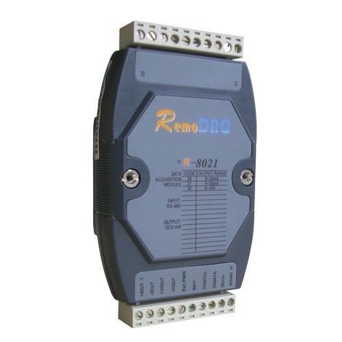 Module de sortie analogique - R-8021/R-8021+ - Beijing Gemotech Intelligent Technology Co., Ltd. - Modbus / sur rail DIN