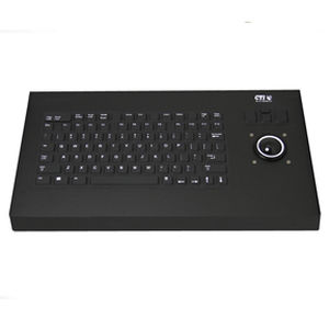 Clavier de bureau - KIT2700 Series - CTI Electronics Corporation - à touches mécaniques / 101-104 touches / avec trackball