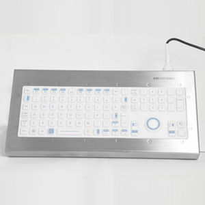 Clavier de bureau - KIO7XU6  - CTI Electronics Corporation - à touches mécaniques / 101-104 touches / avec autre dispositif de pointage