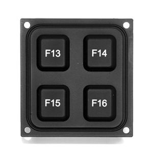 Clavier numérique 4 touches - KP4000 Series - CTI Electronics Corporation - encastrable / en caoutchouc silicone / USB