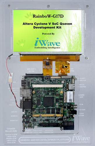 Kit de développement Cyclone V SoC Qseven - iW-RainboW-G17D - iWave Systems Technologies Pvt. Ltd.