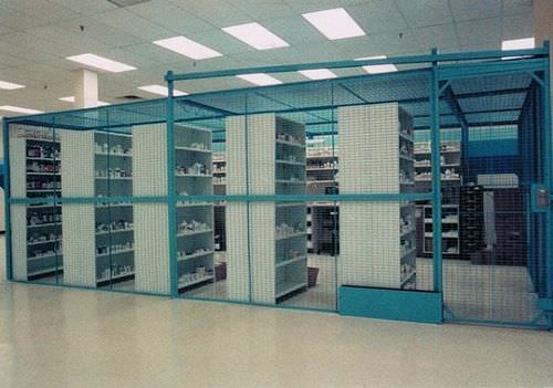 Cloison pour le stockage - WIRECRAFTERS - grillagée
