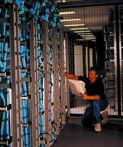 Cloison pour cage serveur - WIRECRAFTERS - grillagée