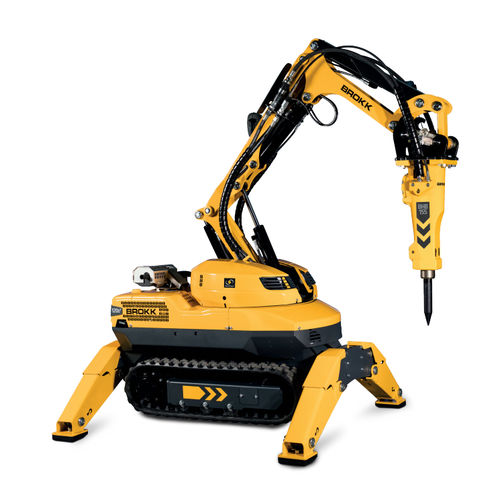 Robot de démolition télécommandé - BROKK 120DII - Brokk - pour l'industrie nucléaire