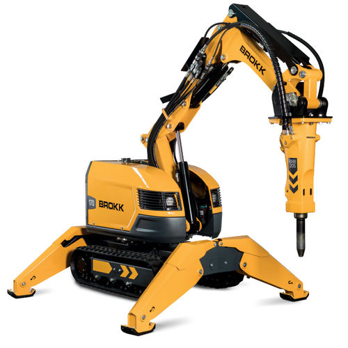 Robot de démolition télécommandé - BROKK 170 - Brokk - compact / pour l'industrie nucléaire