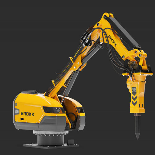Robot de démolition télécommandé - Brokk 300 Pedestal Boom  - Brokk