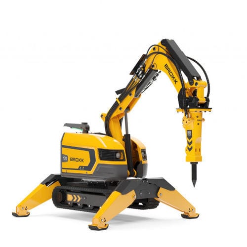Robot de démolition télécommandé - Brokk 170+  - Brokk - compact
