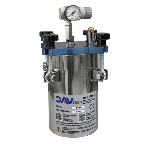 Réservoir pressurisé - PT2 - DAV TECH Srl - d'alimentation à pression / d'huile / pour produits graisseux