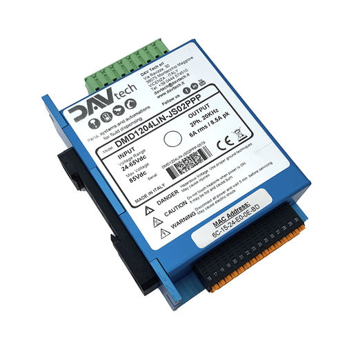 Carte de contrôle de mouvement multiaxe - PCP  - DAV TECH Srl - Ethernet / Modbus TCP / intégrée
