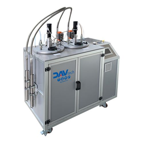 Groupe de dégazage sous vide - DAV TECH Srl - de résine / d'huile