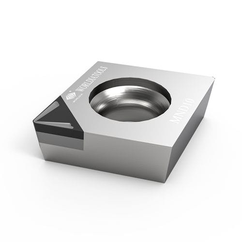 Plaquette de coupe en PCD - PCD - Beijing Worldia Diamond Tools Co., Ltd - avec brise-copeau