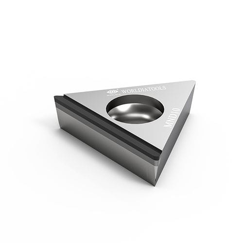Plaquette de coupe de tournage - TCGT - Beijing Worldia Diamond Tools Co., Ltd - en PCD / triangulaire